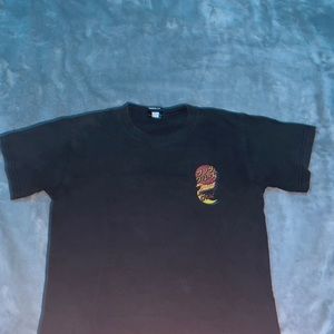 Black And Red Santa Cruz Short Sleeve Shirt